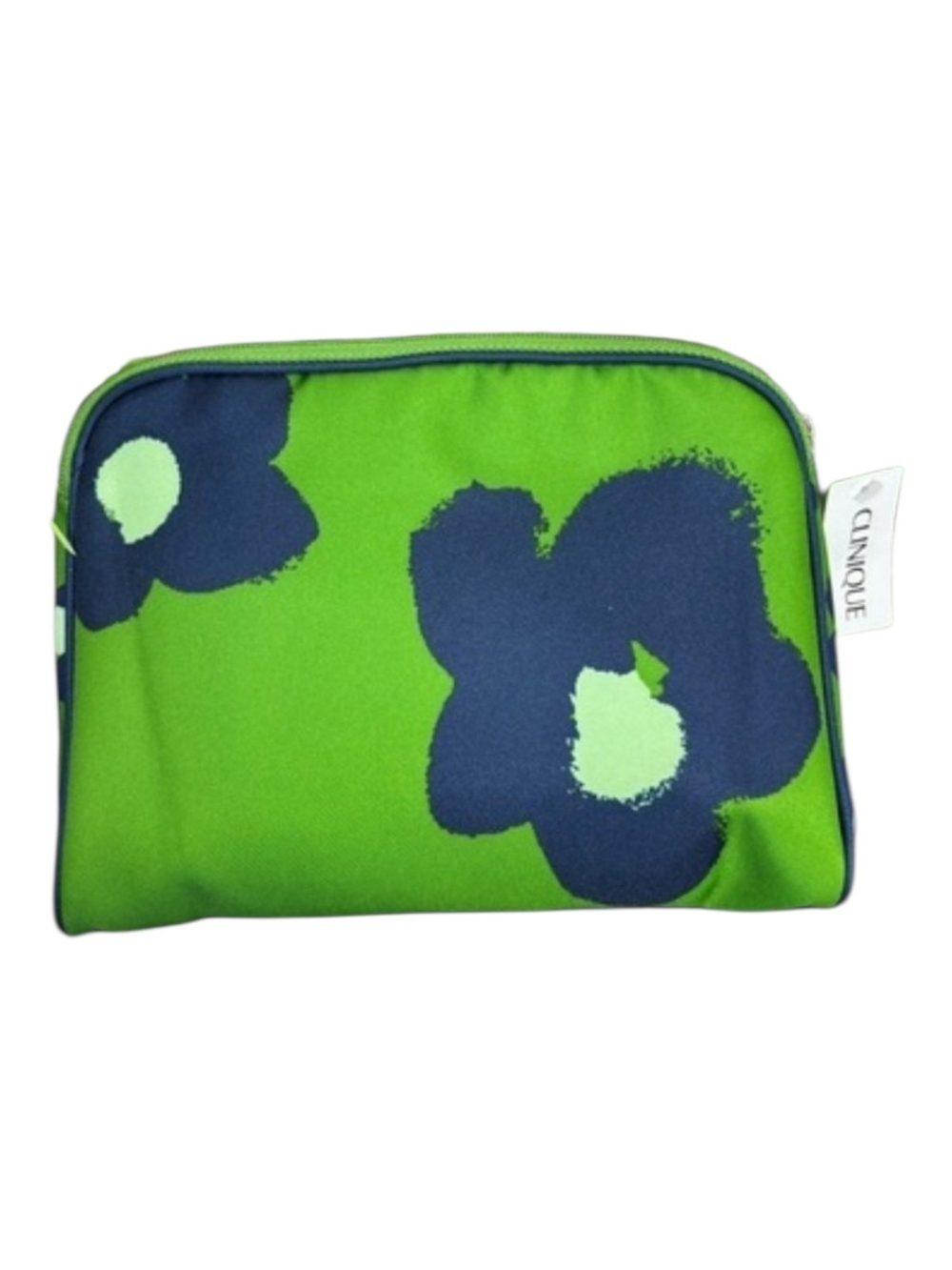Clinique x Kate Spade NWT Green & Navy Floral Cosmetic Pouch - Picture 2 of 9